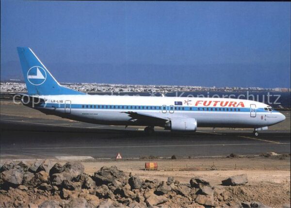 Flugzeuge Zivil Futura Luxair col. Boeing B-737-400 LX-