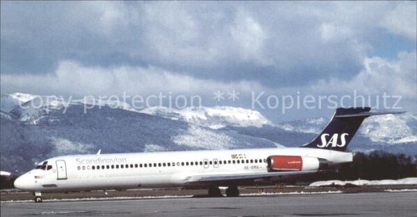 Flugzeuge Zivil Scandinavian MCD Douglas MD-87 SE-DMA c