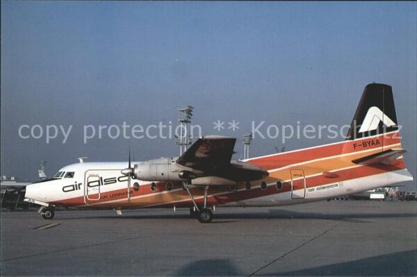 Flugzeuge Zivil Air Alsace F27 Friendship 400 F-BYAA c/