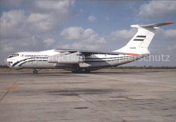Flugzeuge Zivil Uzbekistan Airways Ilyushin IL-76 76449