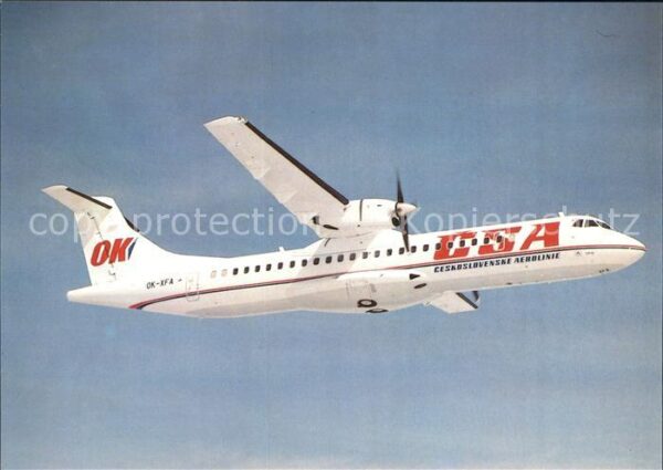 Flugzeuge Zivil CSA Ceskolovenske Aerolinie ATR72 OK-XF
