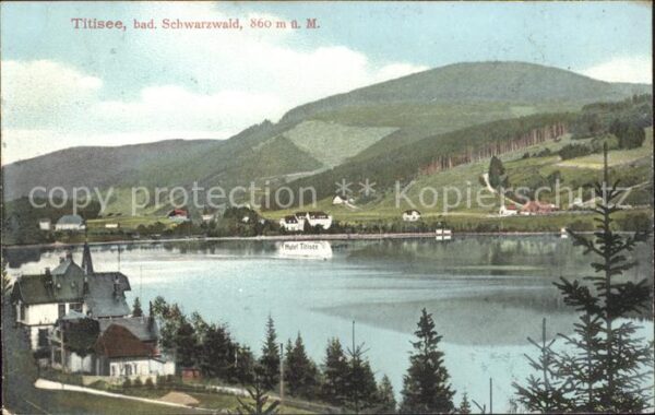 Titisee Partie am See Hotel Hochschwarzwald