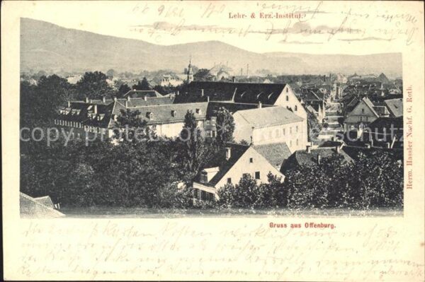 Offenburg Lehr und Erz. Institut Deutsche Reichsp