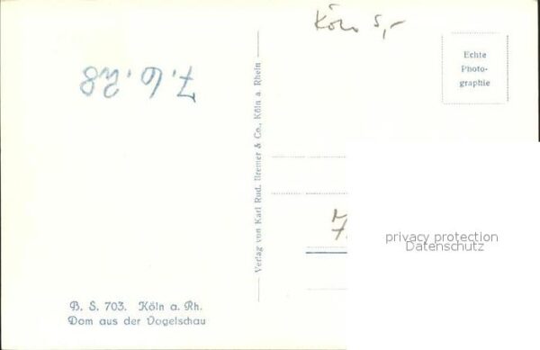 Koeln Rhein Dom aus der Vogelschau – Bild 2