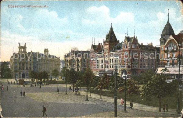 Duesseldorf Wilhelmsplatz Bahnpost