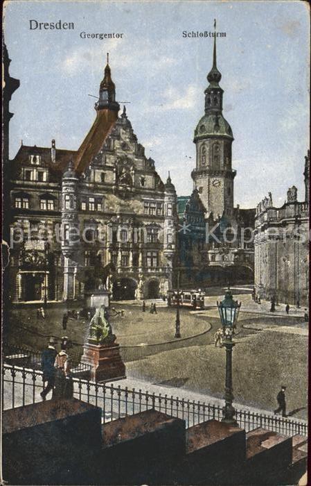 Dresden Georgentor Schlossturm