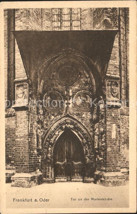 Frankfurt Oder Tor an der Marienkirche
