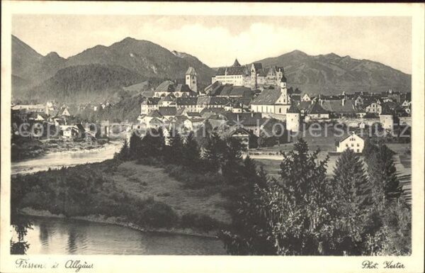Fuessen Allgaeu Kloster St Mang Hohes Schloss Lech Alpe