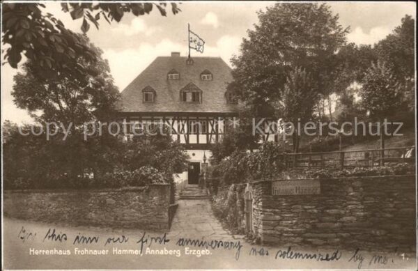 Annaberg-Buchholz Erzgebirge Herrenhaus Frohnauer Hammer
