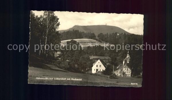 Lueckendorf Teilansicht Luftkurort mit Hochwald Zit
