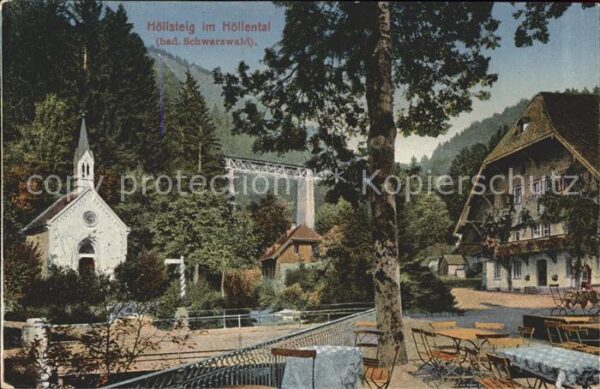 Hoellsteig Kapelle Gasthof zum Sternen Eisenbahnbr