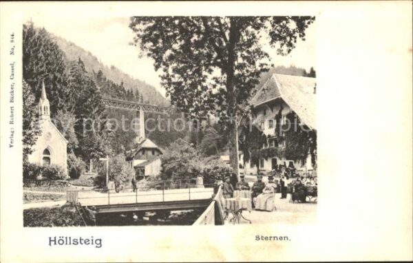 Hoellsteig Kapelle Gasthof zum Sternen Eisenbahnbr