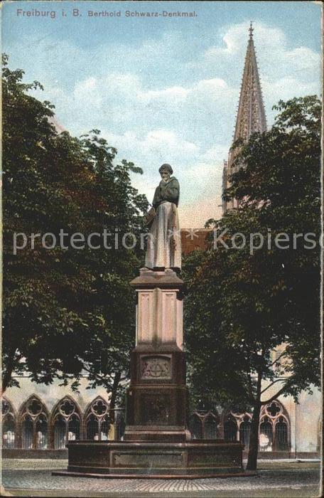 Freiburg Breisgau Berthold Schwarz Denkmal