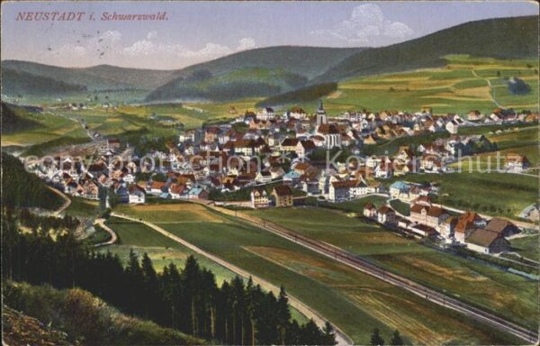 Neustadt Titisee Gesamtansicht Schwarzwald