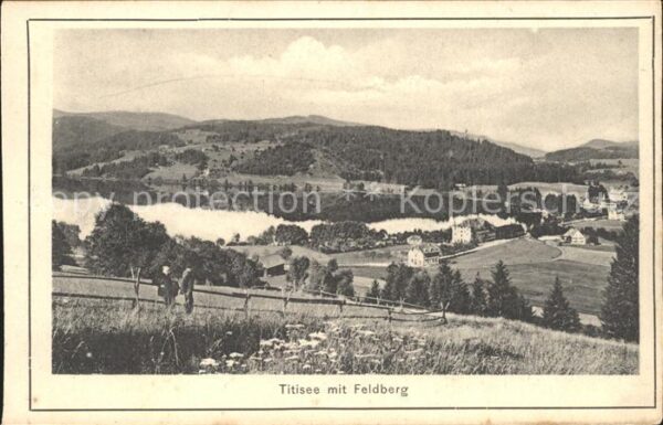 Titisee Panorama mit Feldberg Schwarzwald