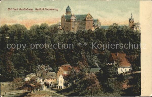 Rochsburg Gräflich Schönburg Schloss im Muldental