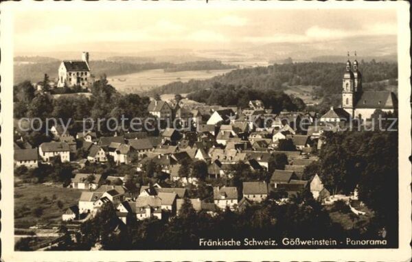 Goessweinstein Panorama Fränkische Schweiz