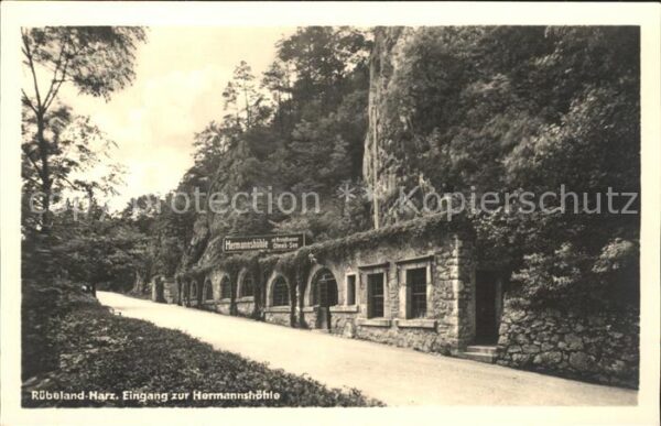 Ruebeland Harz Eingang zur Hermannshöhle