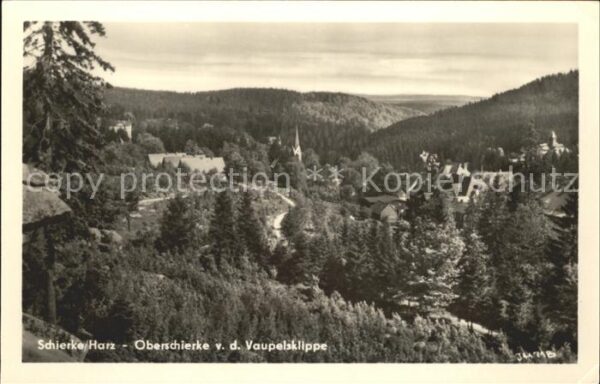 Schierke Harz Oberschierke Blick von der Vaupelsklipp