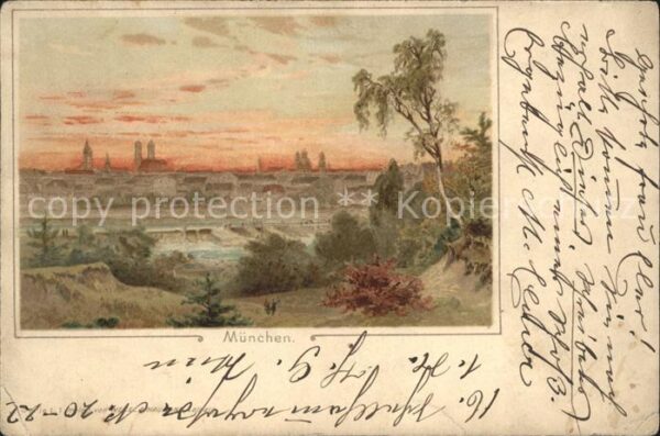 Muenchen Künstlerkarte