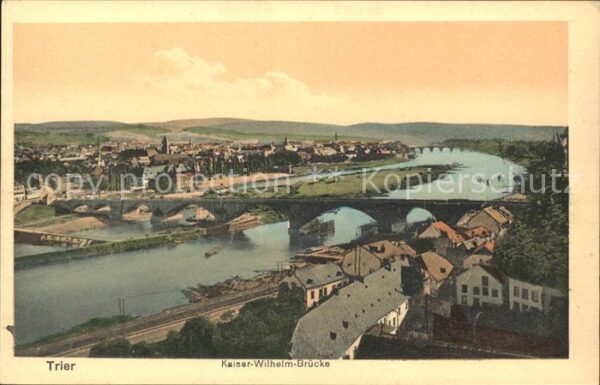 Trier Kaiser Wilhelm Brücke Mosel