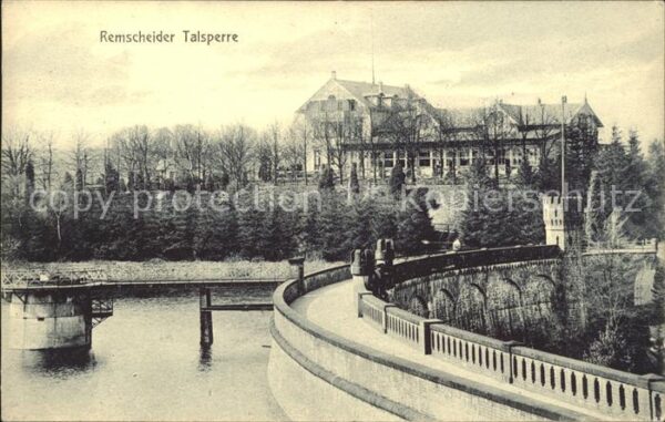 Remscheid Talsperre Staumauer