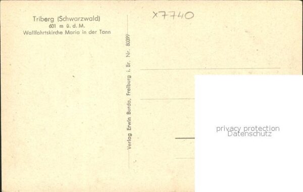 Triberg Schwarzwald Wallfahrtskirche Maria in der Tann – Bild 2