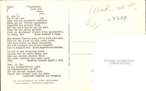 Donaueschingen Geschichte des Donau Ursprungs – Bild 2