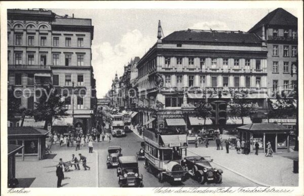 Berlin Unter den Linden Ecke Friedrichstrasse