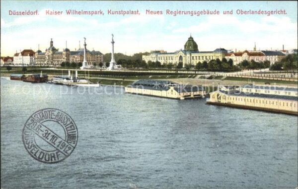 Duesseldorf Kaiser Wilhelmspark Kunstpalast Regieru