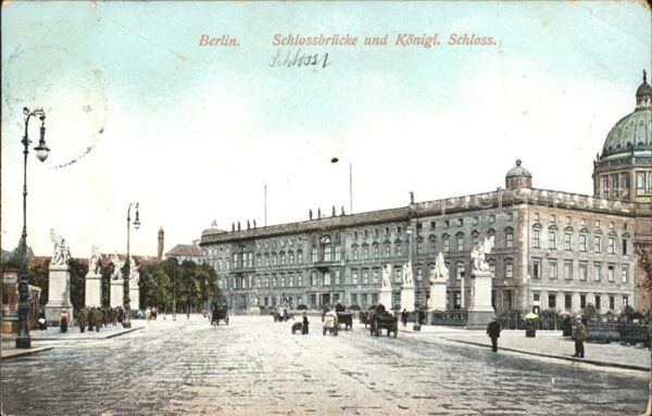 Berlin Schlossbrücke mit Königlichem Schloss