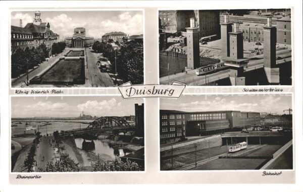 Duisburg Ruhr König Heinrich Platz Schwanentorbrücke