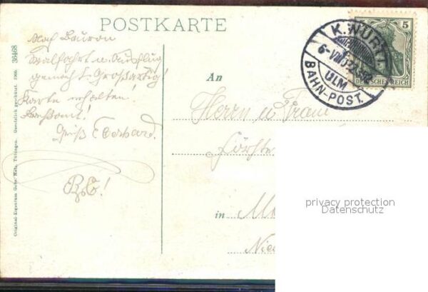 Fridingen Donau Schloss Bronnen Donautal Bahnpost – Bild 2