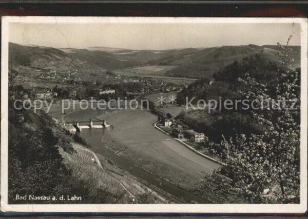 Bad Nassau Lahn Panorama Baumblüte