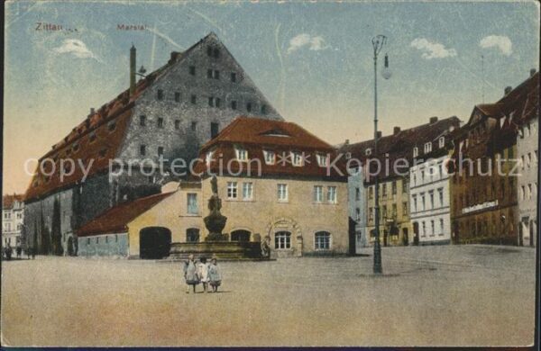 Zittau Marstall Brunnen