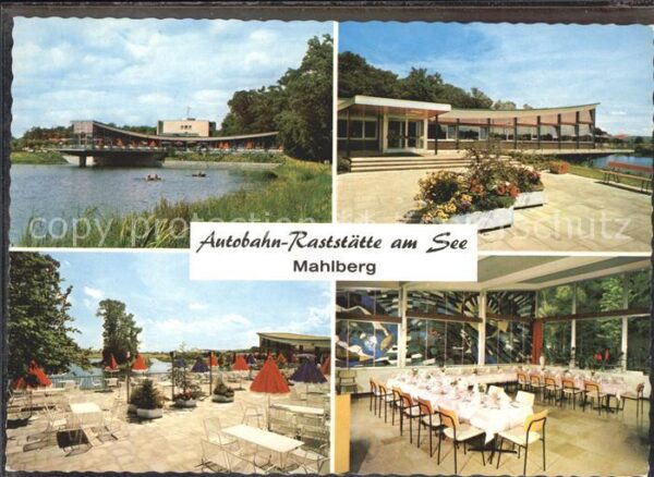 Mahlberg Autobahn Raststätte am See