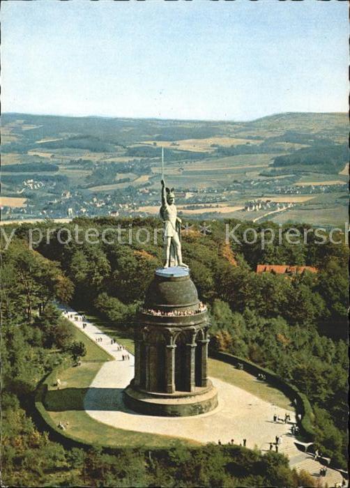Hermannsdenkmal Fliegeraufnahme