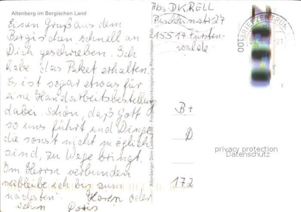 Altenberg Rheinland Fliegeraufnahme Kirchepartie – Bild 2