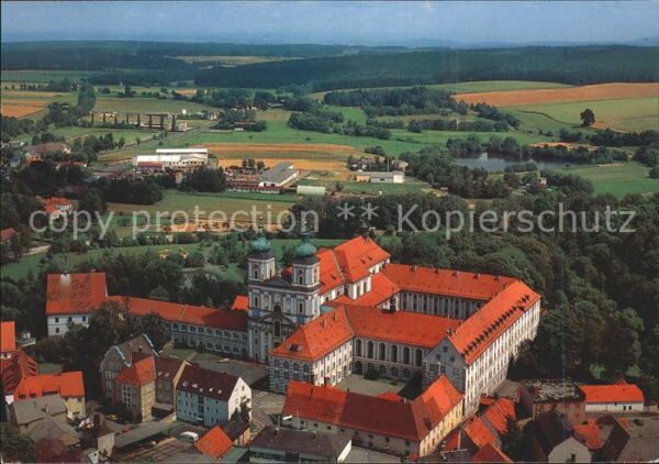 Waldsassen Fliegeraufnahme Zisterzienser Stiftskir