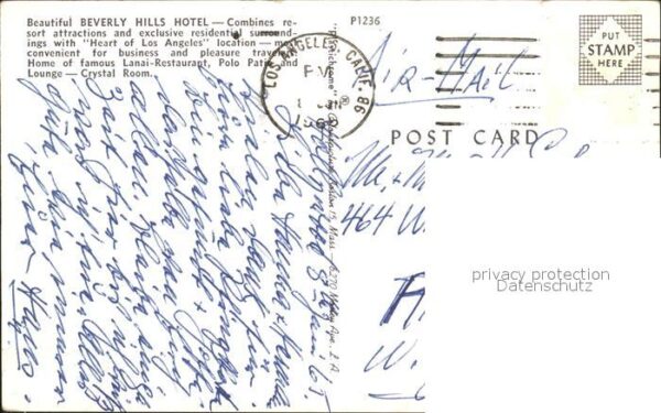 Los Angeles California Beverly Hills Hotel – Bild 2