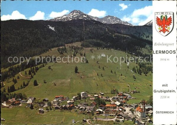 Lermoos Tirol mit Grubigstein  Fliegeraufnahme