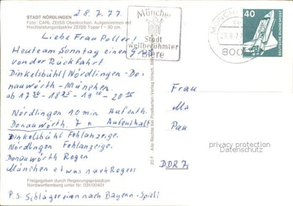 Noerdlingen Fliegeraufnahme – Bild 2
