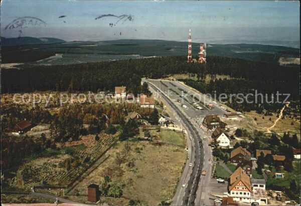 Torfhaus Harz Fliegeraufnahme Sporthotel Brockenblick