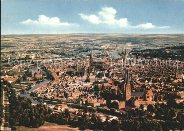 Luebeck Fliegeraufnahme