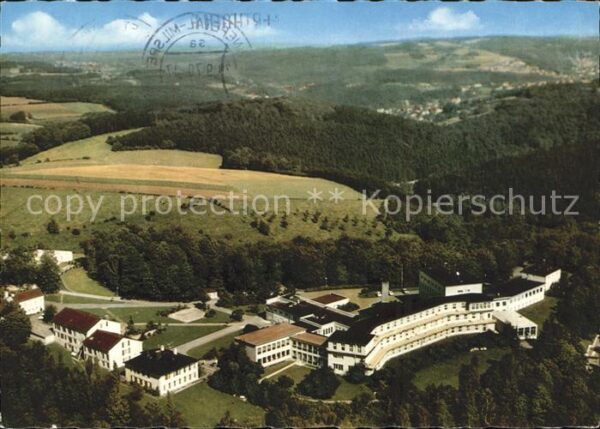 Ennepetal Fliegeraufnahme Sanatorium Königsfeld