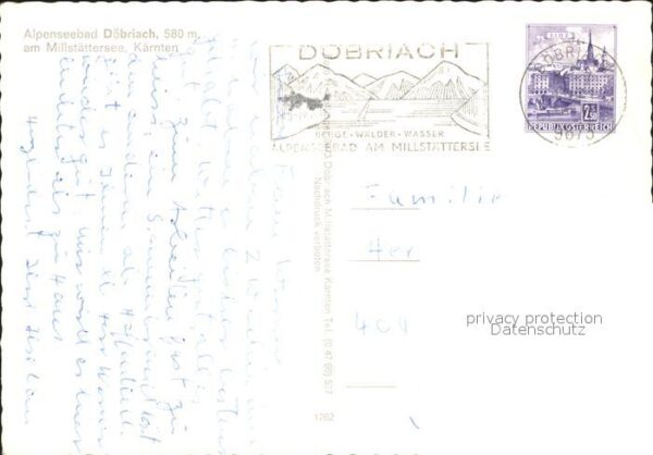 Doebriach Millstaettersee Fliegeraufnahme – Bild 2