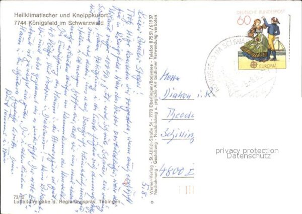Koenigsfeld Schwarzwald Fliegeraufnahme – Bild 2