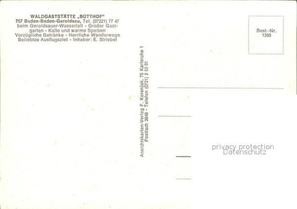 Geroldsau Waldgasstätte Bütthof – Bild 2