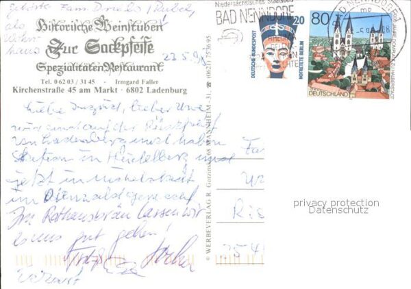 Ladenburg Historische Weinstuben Zur Backpfeife S – Bild 2