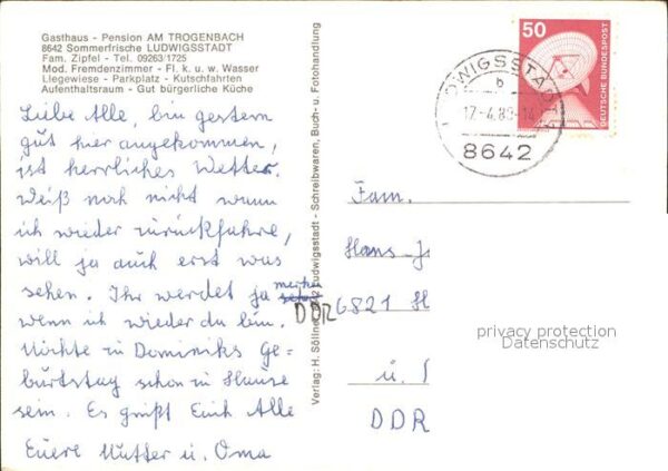 Ludwigsstadt Gasthaus Pension Am Troggenbach – Bild 2